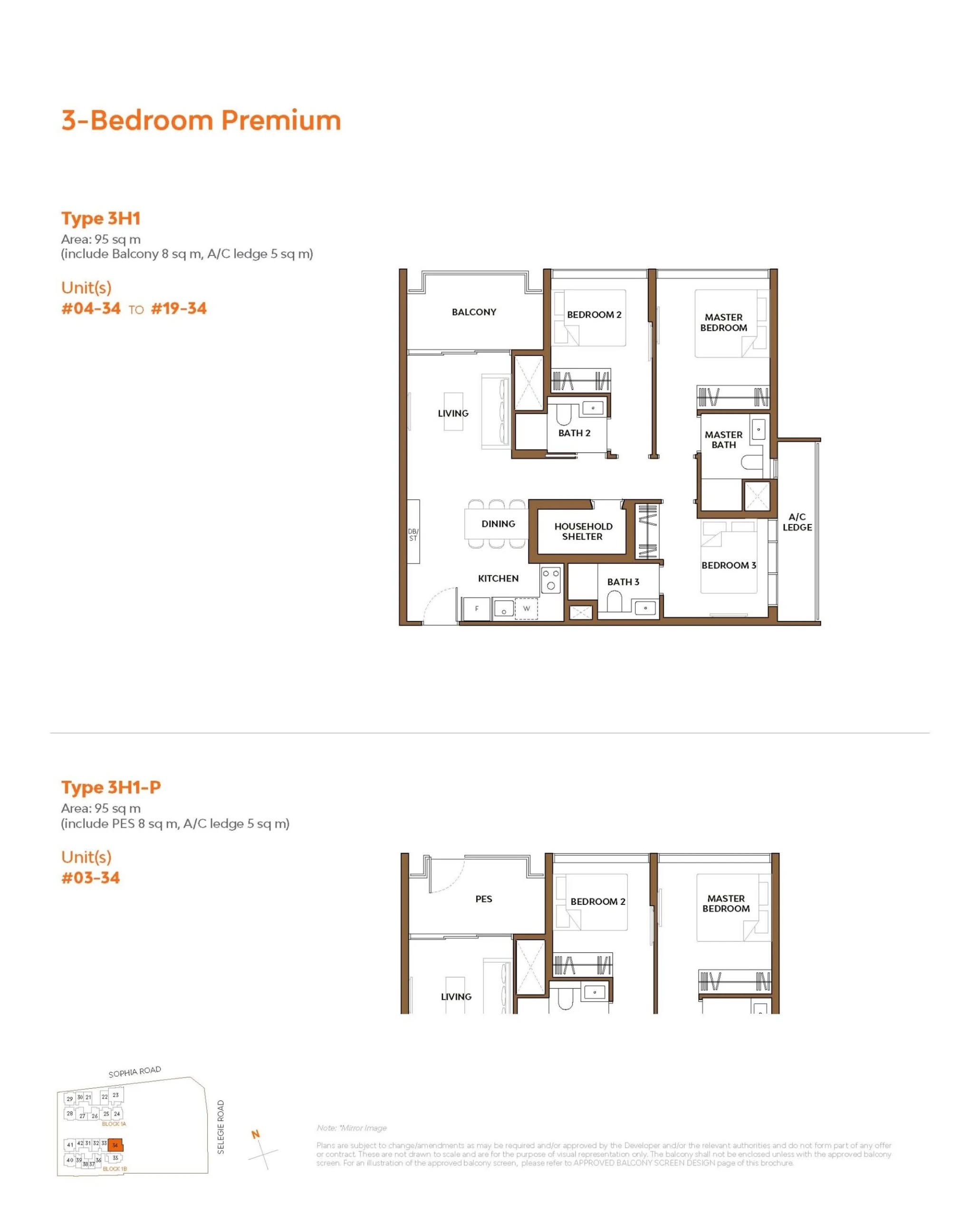 The Collective At One Sophia floorplan